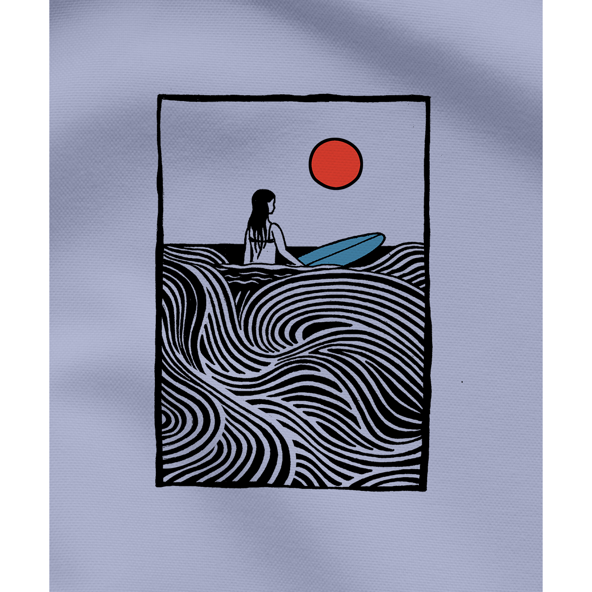 Sanft wie das Meer - Surfergirl-Sweater Baby