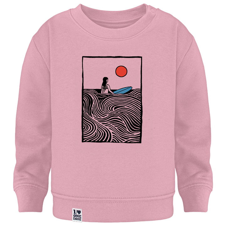 Sanft wie das Meer - Surfergirl-Sweater Baby