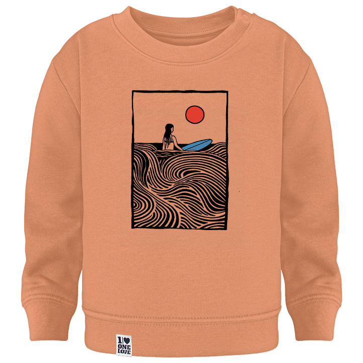 Sanft wie das Meer - Surfergirl-Sweater Baby