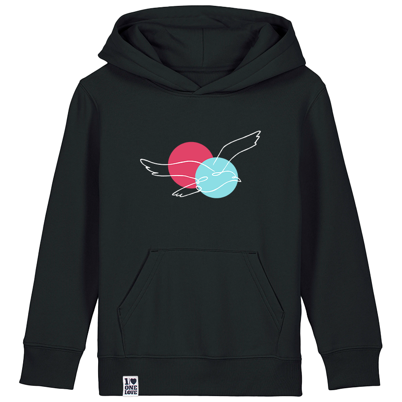 Abenteuerliche Möwe - Kinder Hoodie