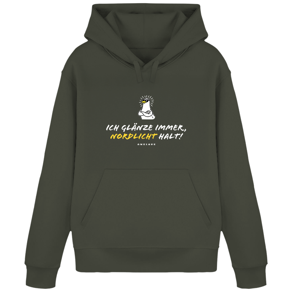 Ich glänze immer, Nordlicht halt!  - Unisex Hoodie | 100% Baumwolle