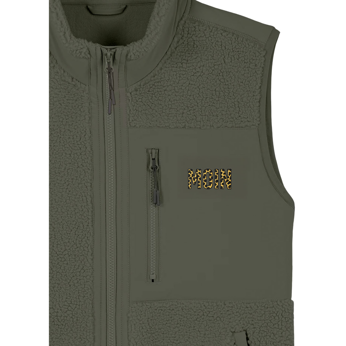 Leo-Moin Stick - Unisex Teddyweste | Edler Stick