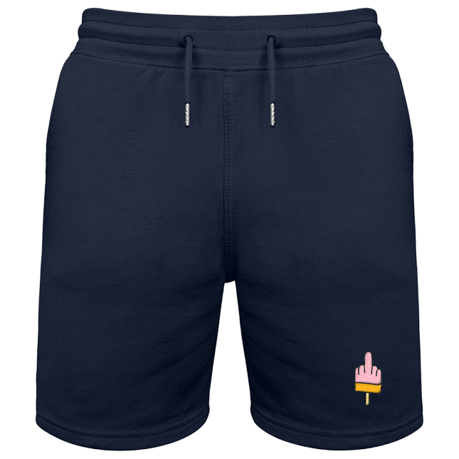 Mittelfinger-Eis  - Shorts | Biobaumwolle | Edler Stick