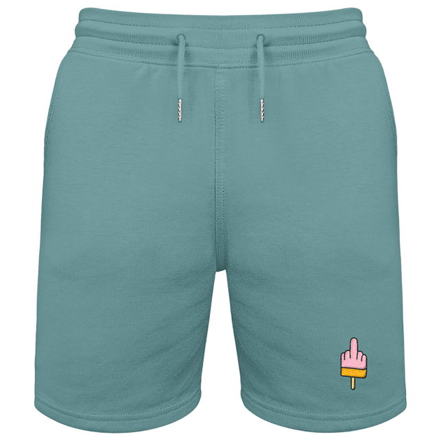 Mittelfinger-Eis  - Shorts | Biobaumwolle | Edler Stick