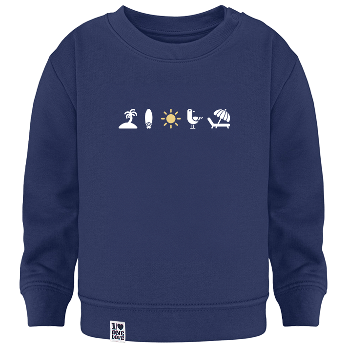 Küstenbaby-Sweater „Meeresluft“ – Fair & Bio