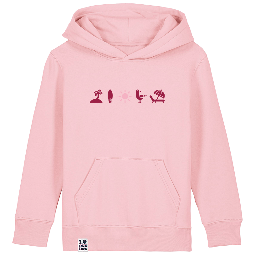 Küstenzauber Hoodie KIDS – Pinke Meeresfreude