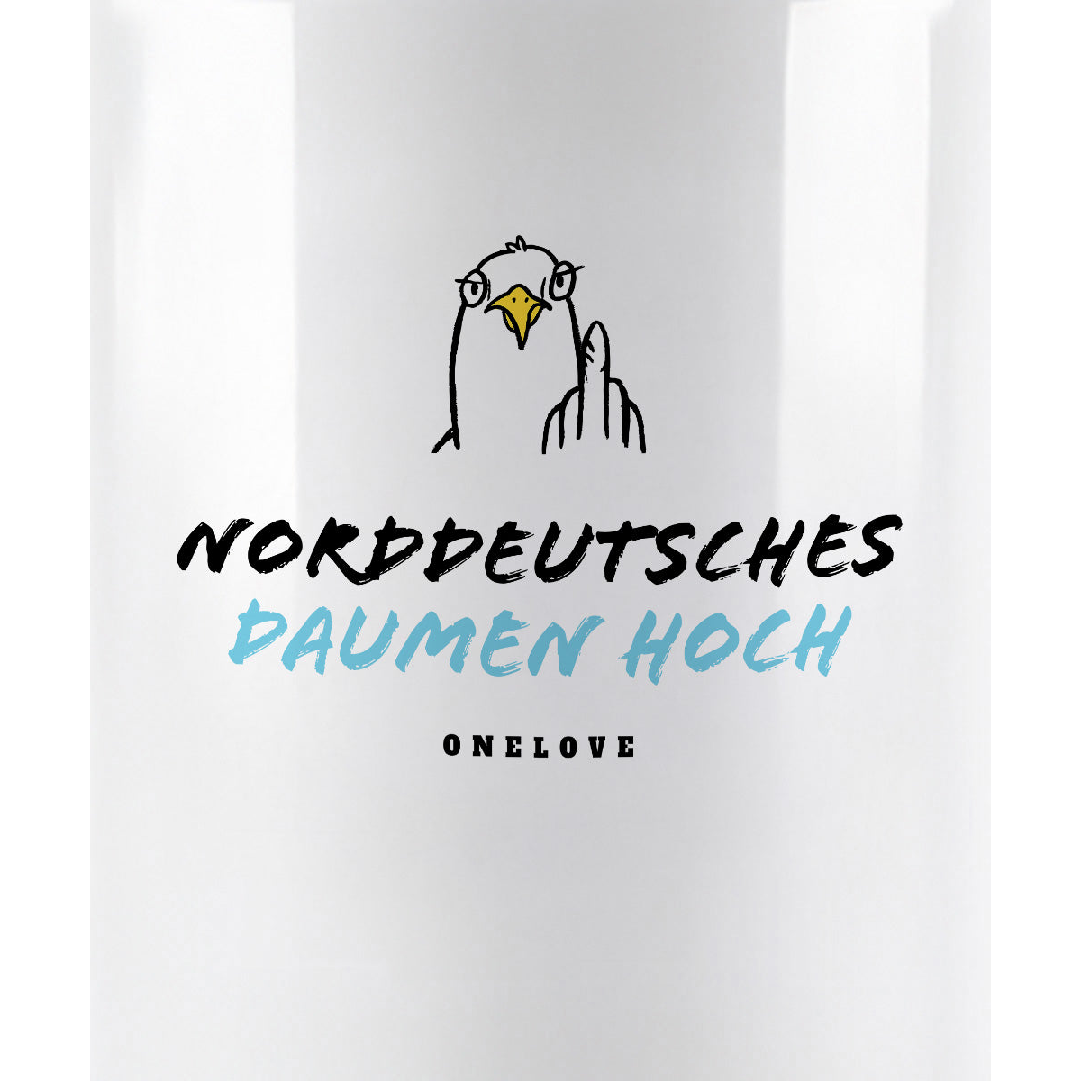 Norddeutsches Daumen hoch! Keramik Tasse