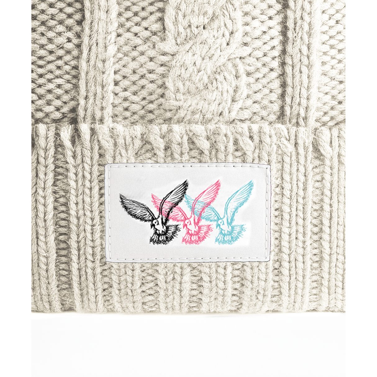 Möwen Mütze Mit Weblabel