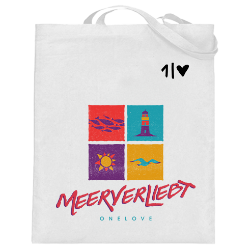 Meerverliebt - Jutebeutel
