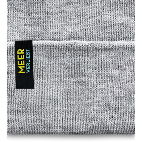 Meerverliebt Beanie Grau