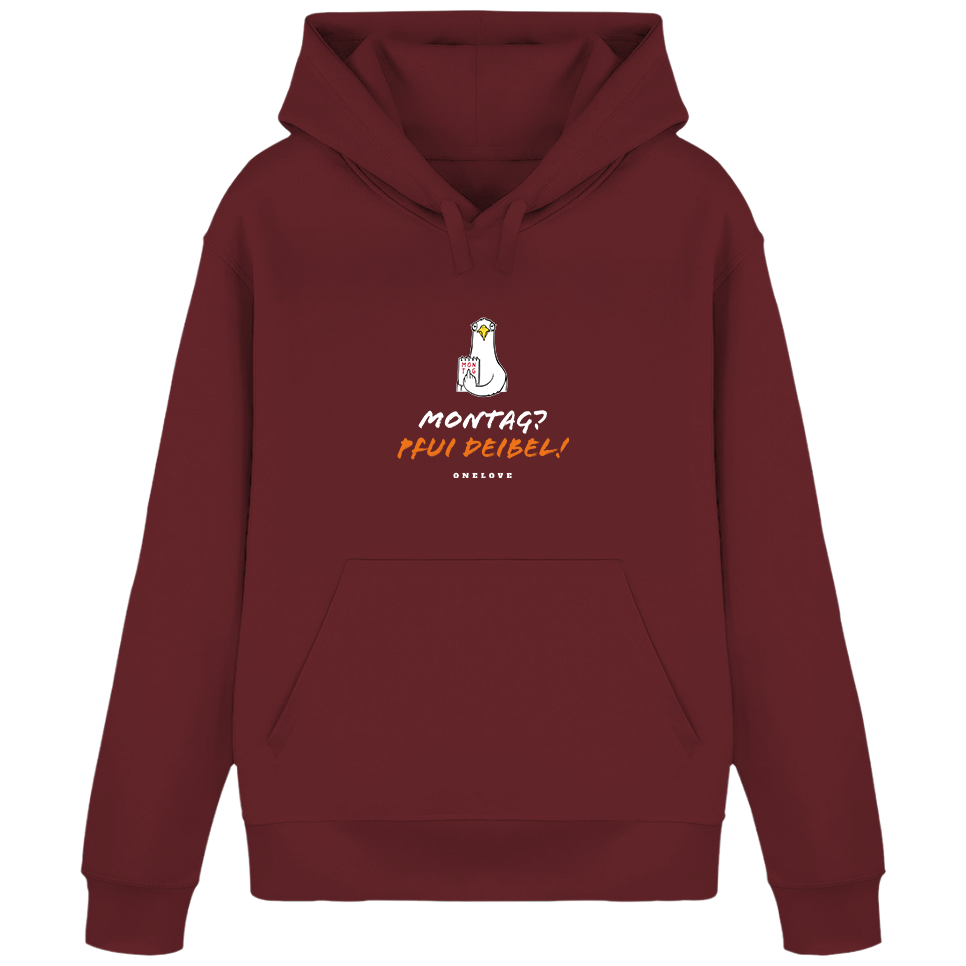 Montag? Pfui Deibel! - Unisex Hoodie | 100% Baumwolle | Spruch Kollektion