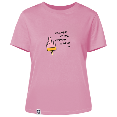 Sommer, Sonne, Strand & Meer  - Damen Shirt | 100% Bio-Baumwolle