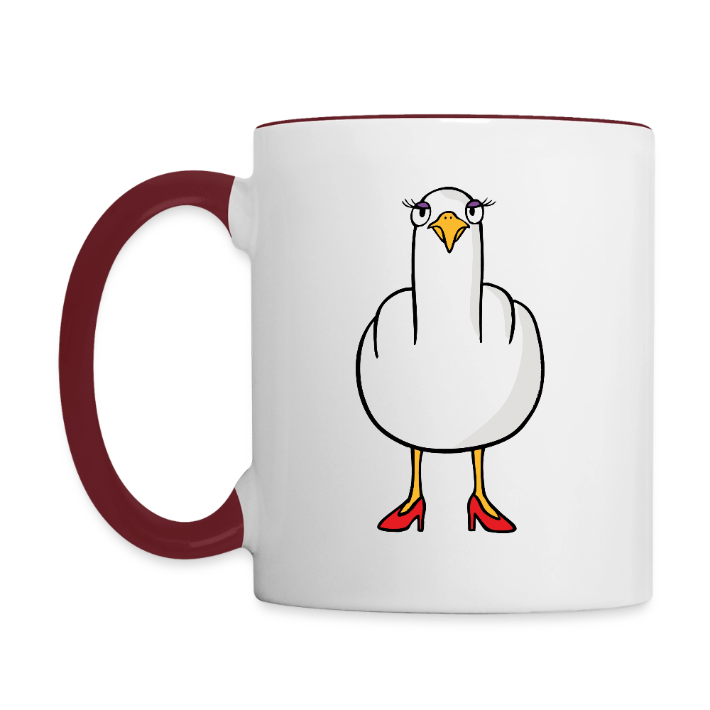 F**k You Möwenlady - Tasse zweifarbig