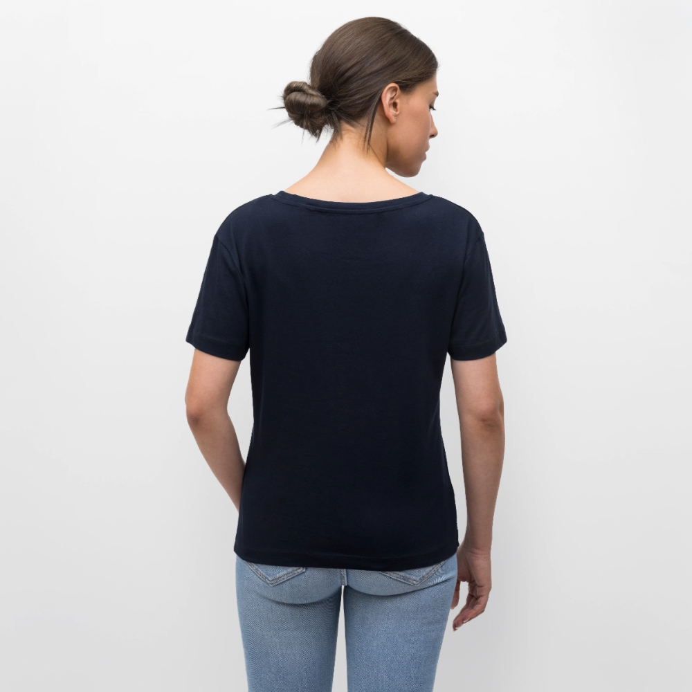 Drei weise Möwen - Relaxed Frauen Bio-T-Shirt - Navy