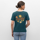 Strandkind -  Relaxed Frauen Bio-T-Shirt - Dunkles Petrol