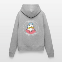 Team Dreist - Frauen Premium Hoodie - Grau meliert