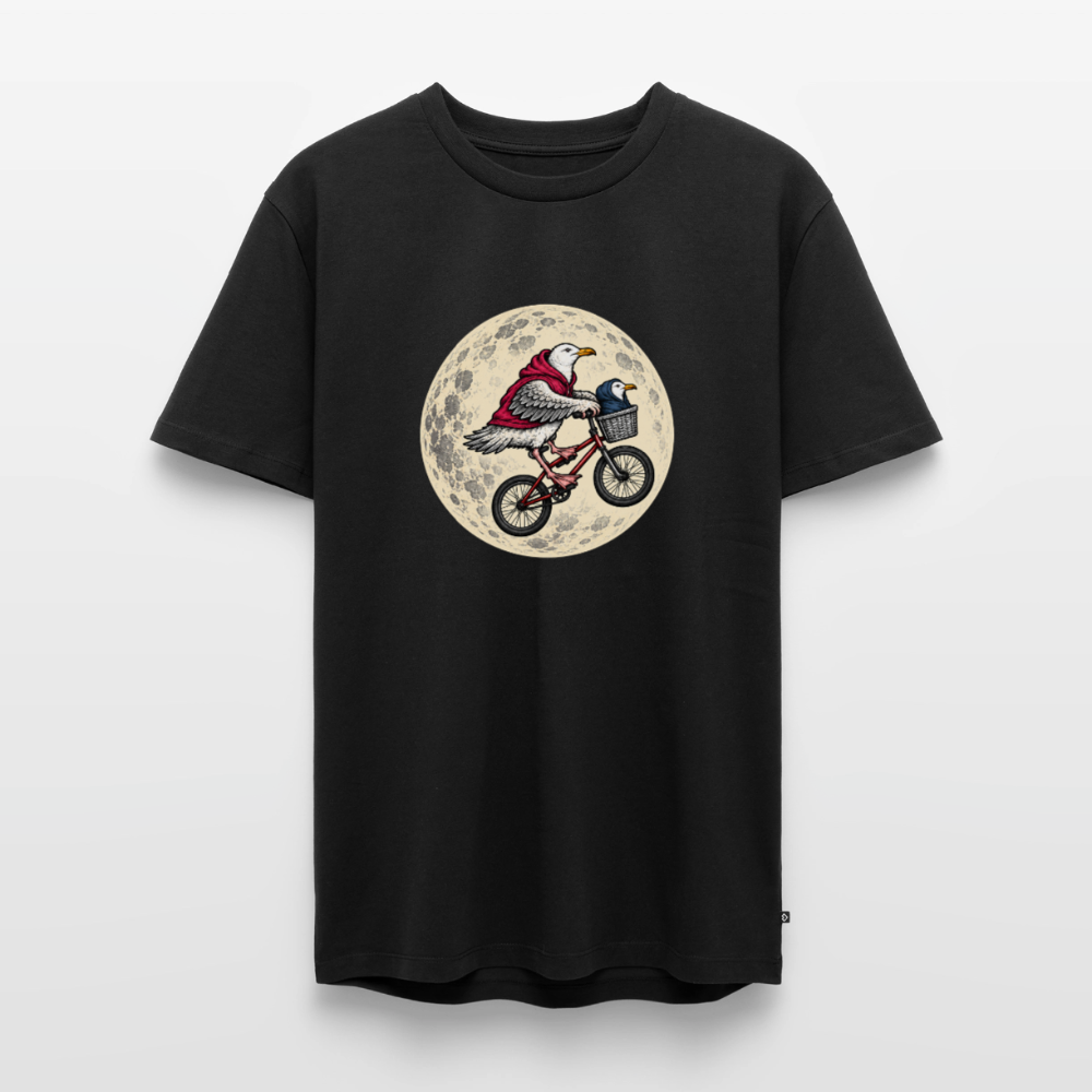 Möwe nach Hause - Unisex Premium T-Shirt - Schwarz