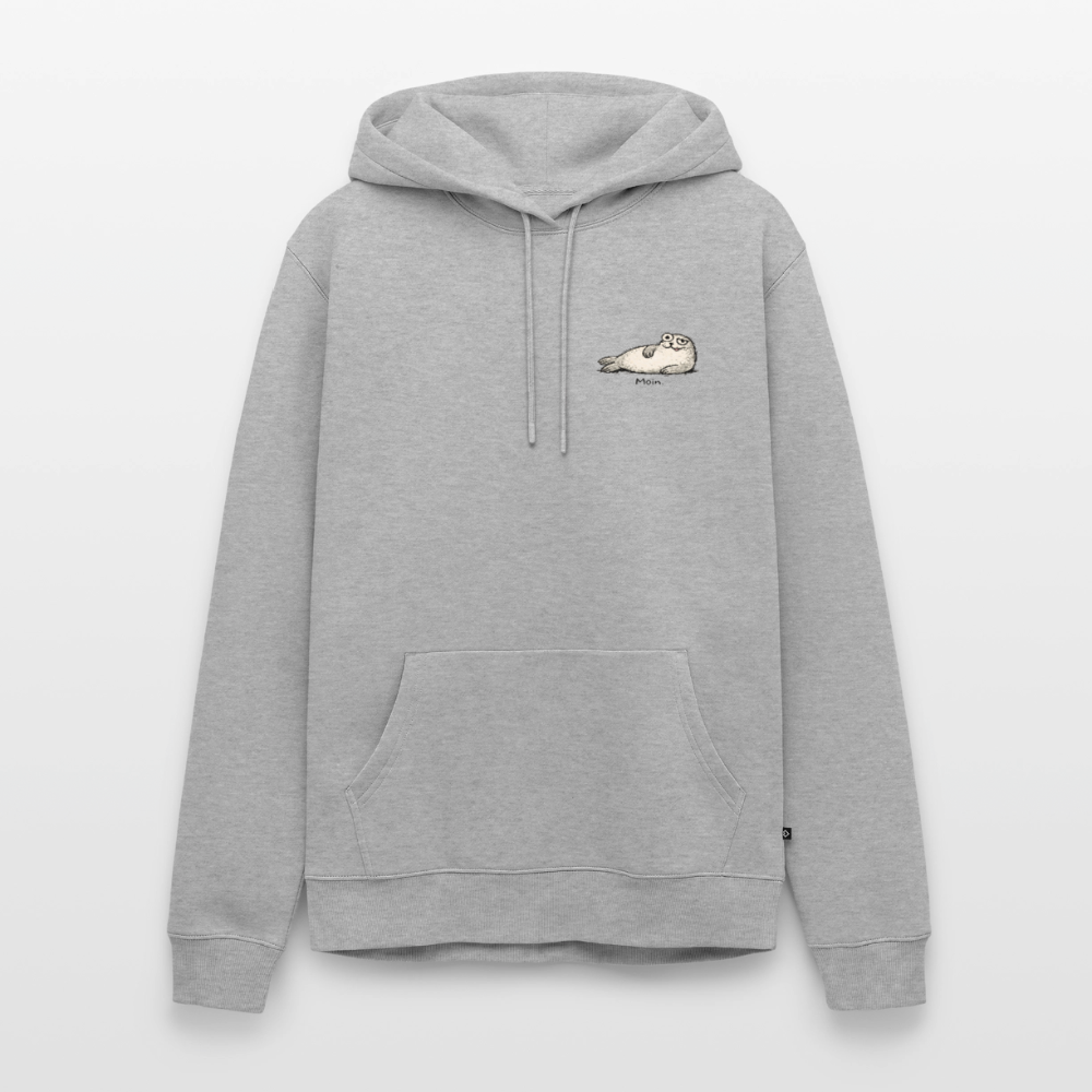 Moin Robbe - Unisex Premium Hoodie - Grau meliert