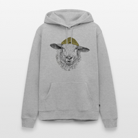Wolle Schaf - Unisex Premium Hoodie - Grau meliert