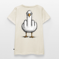 F**k You Möwe - Frauen Premium T-Shirt - Naturweiß