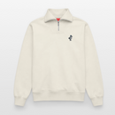 Original Hauk - Relaxed Unisex Organic Half Zip Sweatshirt - Naturweiß