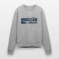 Nordseeliebe - Frauen Premium Pullover - Grau meliert
