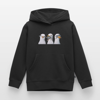 Drei Weise Möwen - Kinder Premium Hoodie - Schwarz