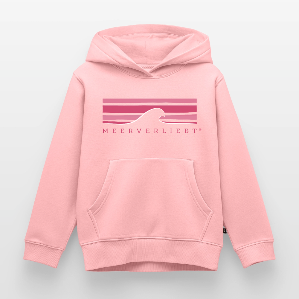 Meerverliebt Welle - Kinder Premium Hoodie - Rosa