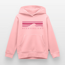 Meerverliebt Welle - Kinder Premium Hoodie - Rosa