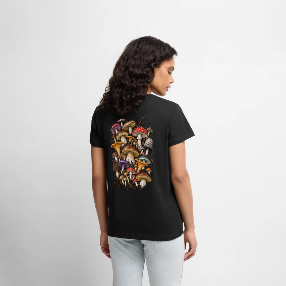 PILZRAUSCH Frauen Premium T-Shirt – Limited Edition 🍄 - Schwarz