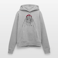 Kurt Hansen Walross - Frauen Premium Hoodie - Grau meliert