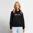 Meerverliebt Welle - Frauen Premium Hoodie - Schwarz