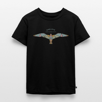 Vintage Möwe - Kinder Premium T-Shirt - Schwarz