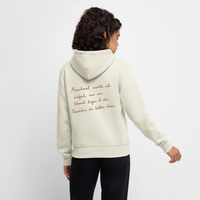 Ab an den Strand - Frauen Premium Hoodie - Naturweiß