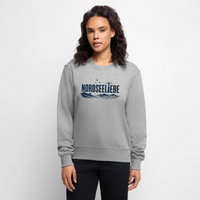 Nordseeliebe - Frauen Premium Pullover - Grau meliert