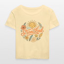 Strandkind -  Relaxed Frauen Bio-T-Shirt - Creme