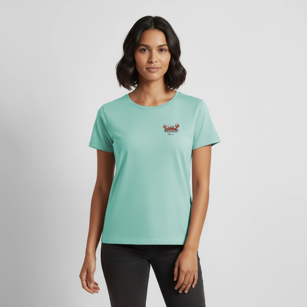 Moin Krabbe - Frauen Premium T-Shirt - Mint 
