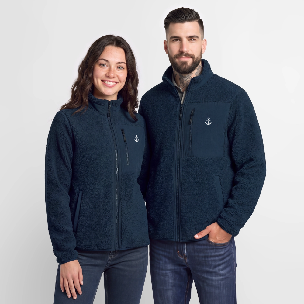 Anker -  Unisex Sherpajacke - Navy