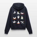 Yoga Möwen - Frauen Premium Kapuzenjacke - Navy