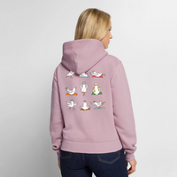 Yoga Möwen - Frauen Premium Hoodie - Altrosa