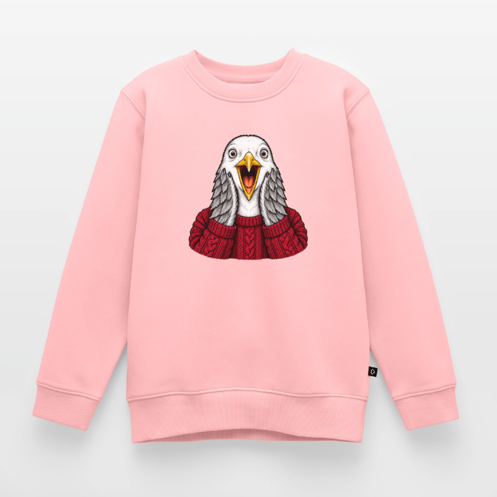 Möwe allein zu Haus - Kinder Premium Pullover - Rosa
