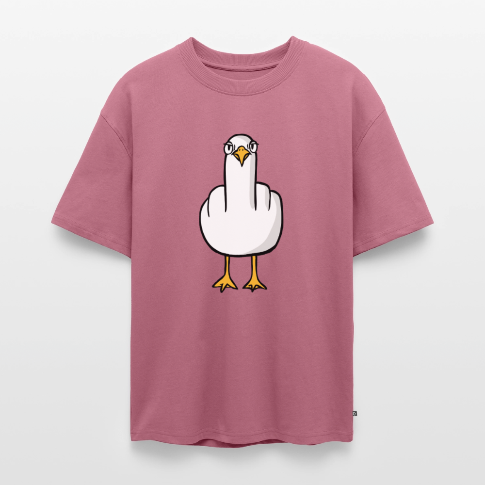 F**k You Möwe - Unisex Premium Oversized Bio T-Shirt - Mauve