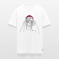 Kurt Hansen Walross - Unisex Premium T-Shirt - Weiß