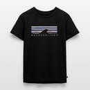 Meerverliebt Welle - Kinder Premium T-Shirt - Schwarz