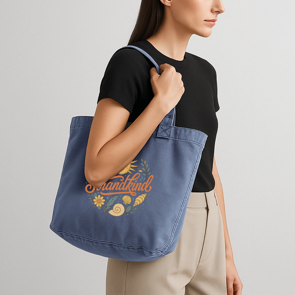 Strandkind - Vintage-Washed Shopper - Vintage Denim