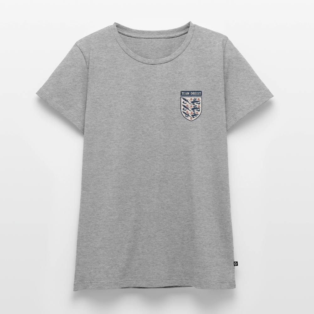 Team Dreist - Frauen Premium T-Shirt - Grau meliert