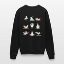 Yoga Möwen - Unisex Premium Pullover - Schwarz