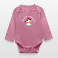 Team Dreist - Baby Bio-Langarm-Body - Mauve