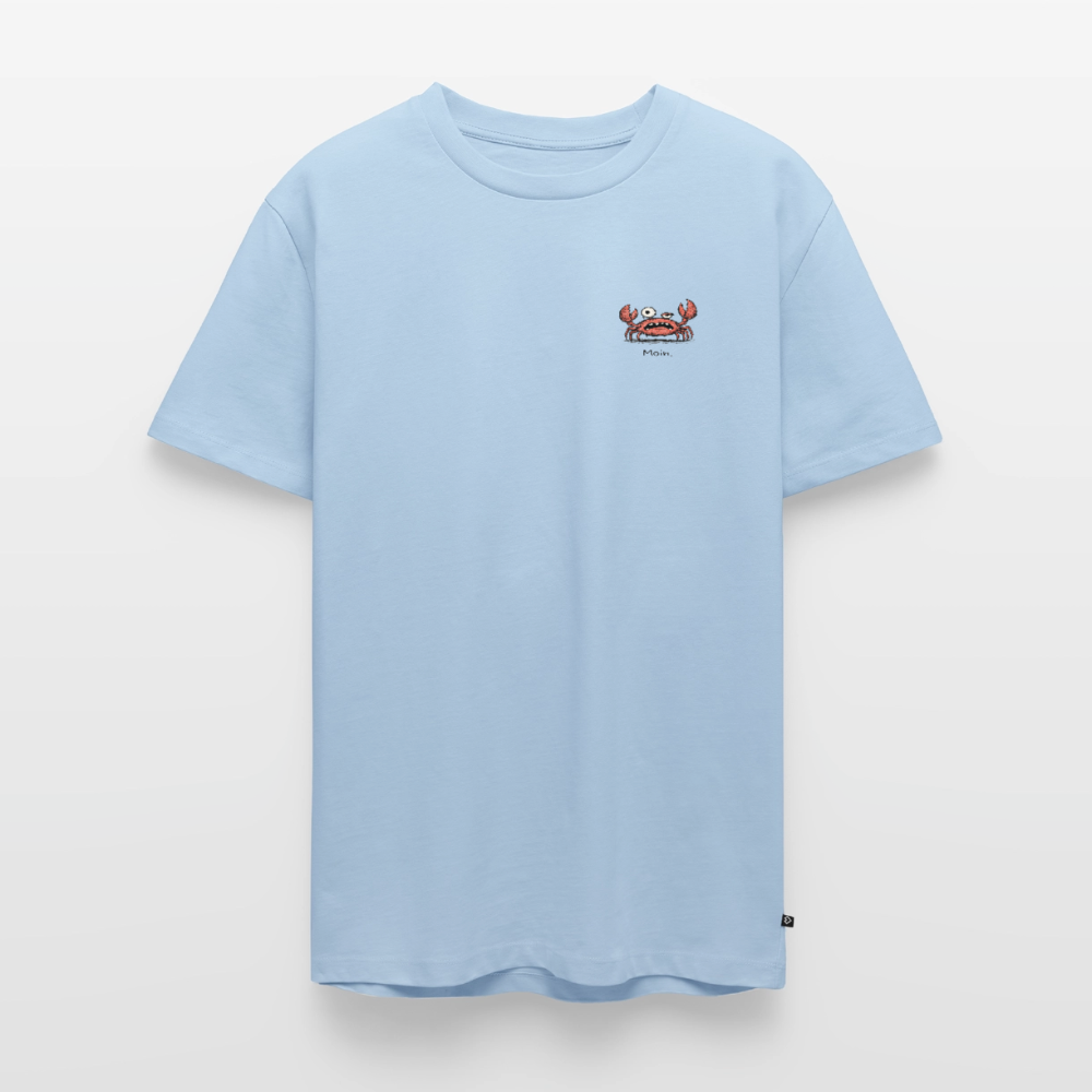Moin Krabbe - Unisex Premium T-Shirt - Hellblau