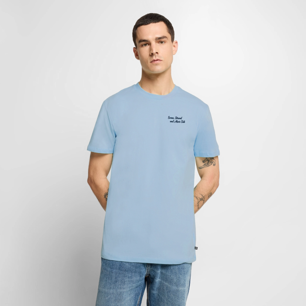 Sonne, Strand & Meer Club -  Unisex Premium T-Shirt - Hellblau